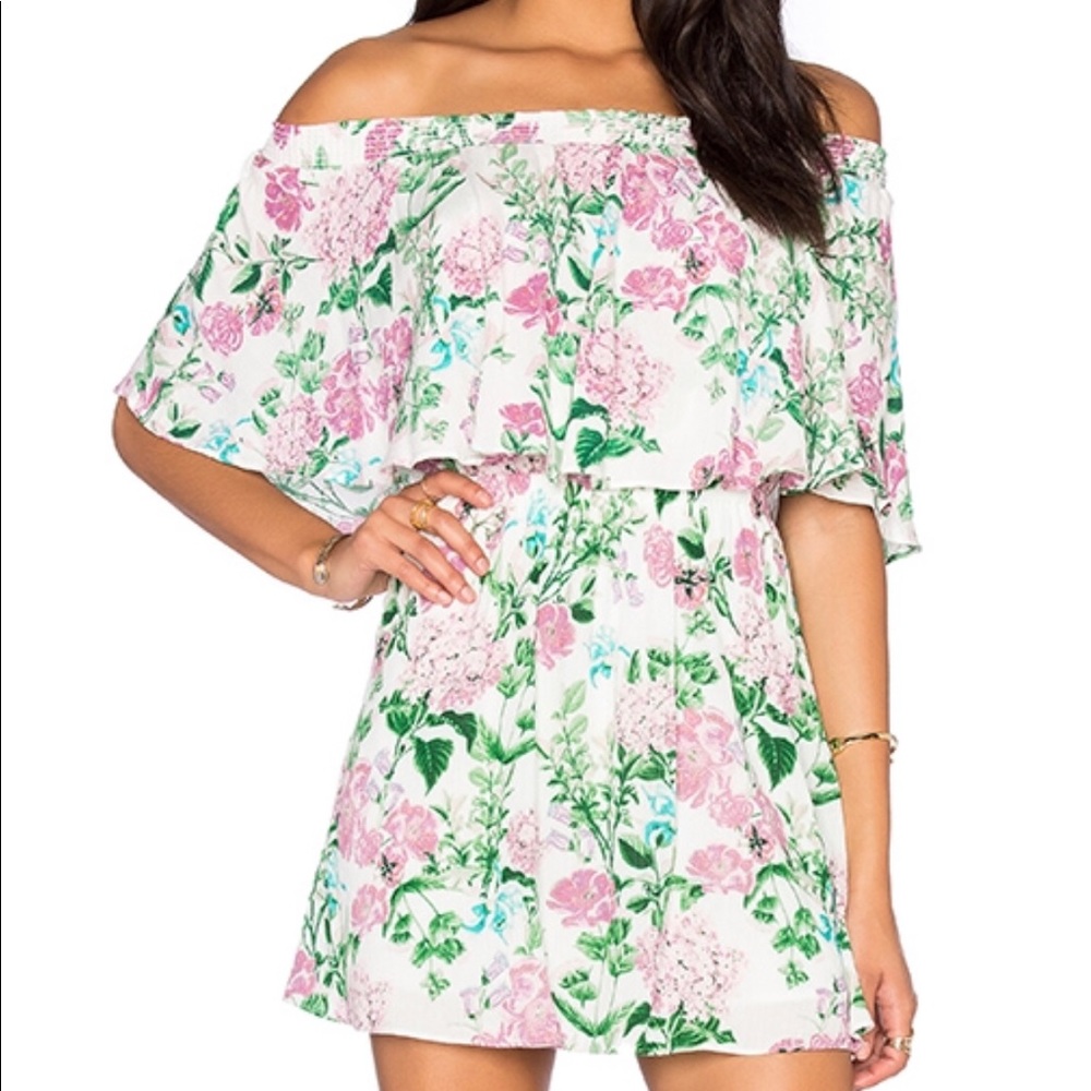 Show me your mumu poppies and cream dress